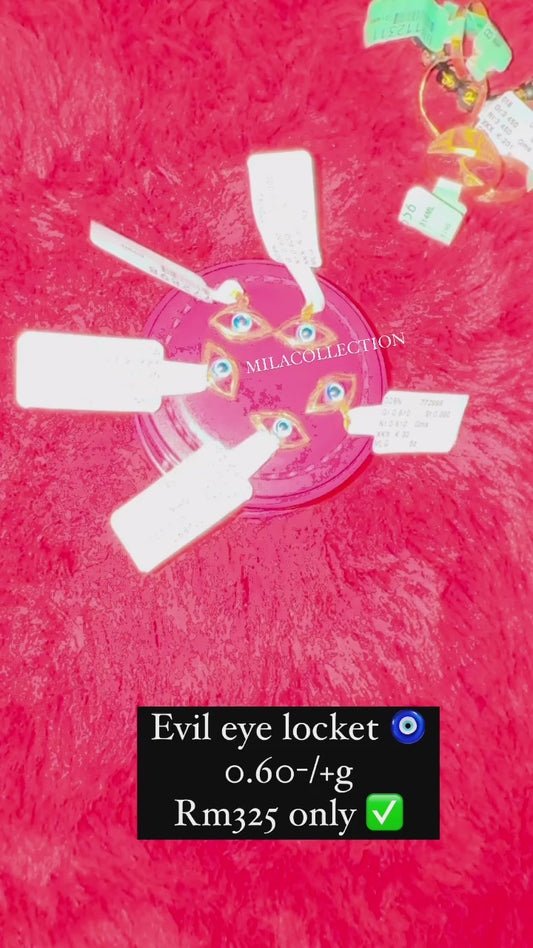 Evil eye locket